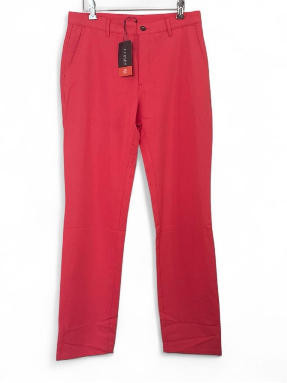 Chase Men's Bright Coral Red Golf Pants Mens 30” NWT